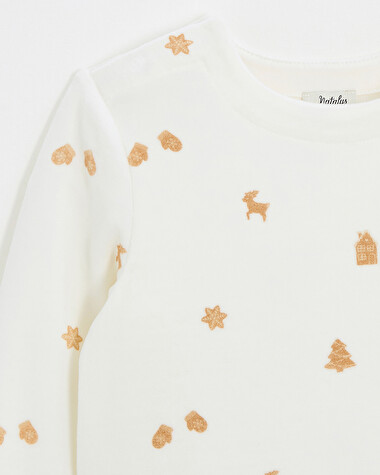 Pyjama deux pi&egrave;ces enfant Imprim&eacute; biscuits  Natalys