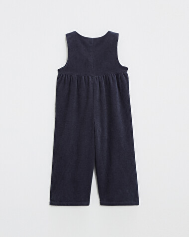 Combinaison en velours Coloris bleu nocturne  Natalys