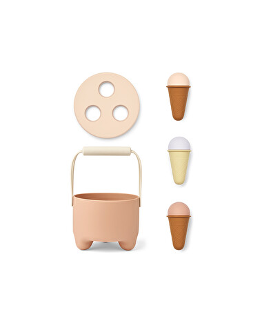 Jouet &agrave; encastrer Fleur ice cream Coloris rose  Liewood