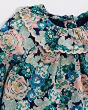 Blouse en popeline imprimé Imprimé grosses fleurs Natalys