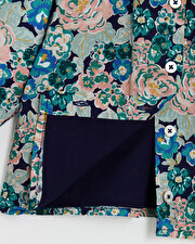 Blouse en popeline imprimé Imprimé grosses fleurs Natalys