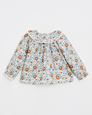Blouse en imprimé Imprimé fleurs folk Natalys
