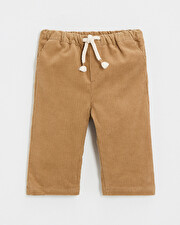 Pantalon en velours côtelé Coloris caramel Natalys