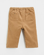 Pantalon en velours côtelé Coloris caramel Natalys