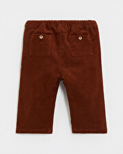 Pantalon en velours côtelé Coloris brique Natalys