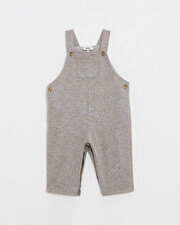 Salopette en flanelle Coloris beige  Natalys