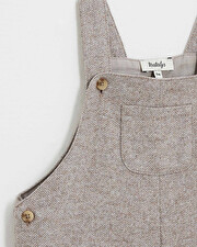 Salopette en flanelle Coloris beige  Natalys