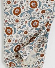 Pyjama une pièce en imprimé Imprimé fleurs folk Natalys
