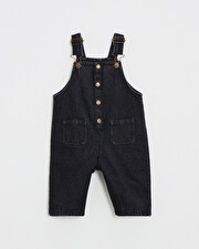 Salopette longue en denim Coloris gris anthracite Natalys