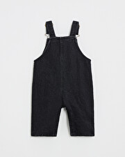 Salopette longue en denim Coloris gris anthracite Natalys