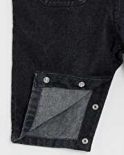Salopette longue en denim Coloris gris anthracite Natalys