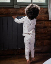Pyjama en côtes enfant Imprimé automne Natalys
