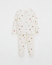 Pyjama en côtes enfant Imprimé automne Natalys
