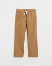 Pantalon en velours côtelé Coloris caramel Natalys