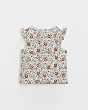 Gilet sans manche imprimé Imprimé fleurs folk Natalys