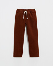 Pantalon en velours côtelé Coloris brique Natalys