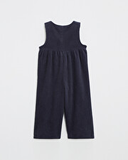 Combinaison en velours Coloris bleu nocturne Natalys