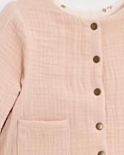 Veste réversible imprimé Imprimé semi-fleurs Natalys