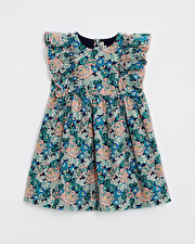 Robe sans manches en popeline Imprimé grosses fleurs Natalys