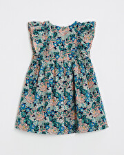 Robe sans manches en popeline Imprimé grosses fleurs Natalys