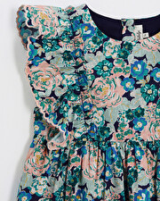 Robe sans manches en popeline Imprimé grosses fleurs Natalys