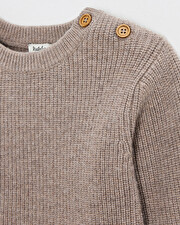Pull en tricot fantaisie Coloris moka  Natalys