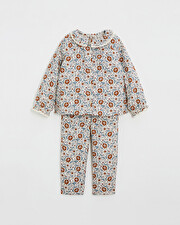 Pyjama deux pièces enfant Imprimé fleurs folk Natalys