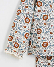 Pyjama deux pièces enfant Imprimé fleurs folk Natalys