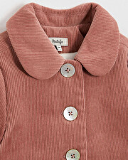 Manteau en velours côtelé Colors rose bégonia Natalys
