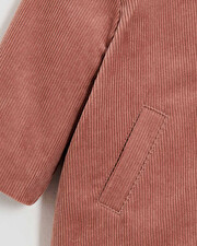 Manteau en velours côtelé Colors rose bégonia Natalys