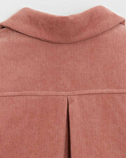 Manteau en velours côtelé Colors rose bégonia Natalys