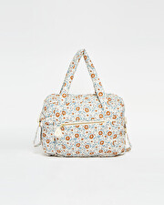Sac &agrave; langer Imprim&eacute; fleurs folk  Natalys