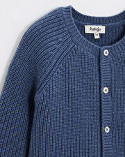 Combinaison longue sans pied en laine mé... Coloris Bleu Natalys