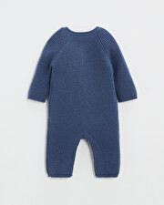 Combinaison longue sans pied en laine mé... Coloris Bleu Natalys