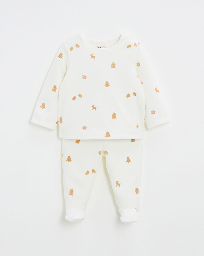 Pyjama deux pièces imprimé Imprimé biscuits Natalys
