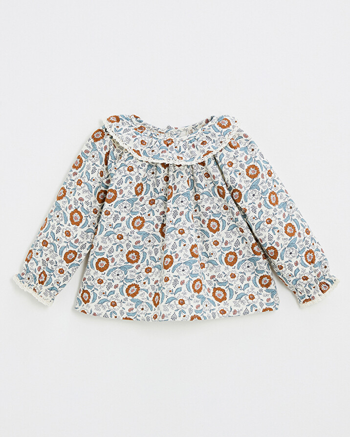 Blouse en imprimé Imprimé fleurs folk Natalys
