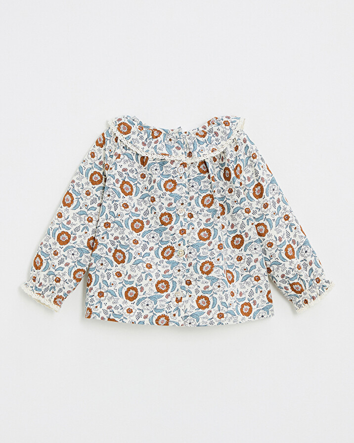 Blouse en imprimé Imprimé fleurs folk Natalys