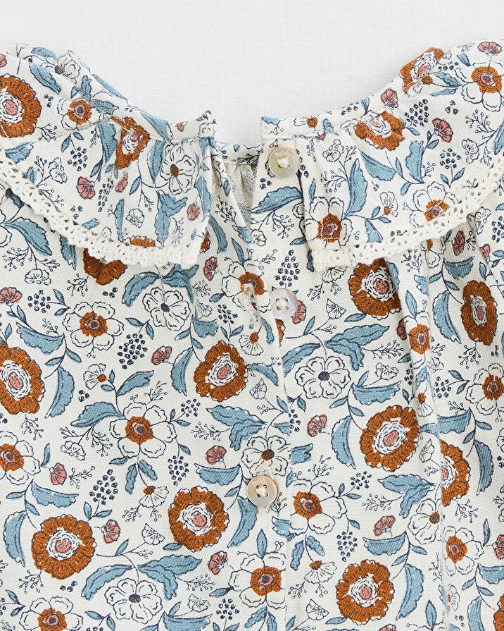 Blouse en imprimé Imprimé fleurs folk Natalys