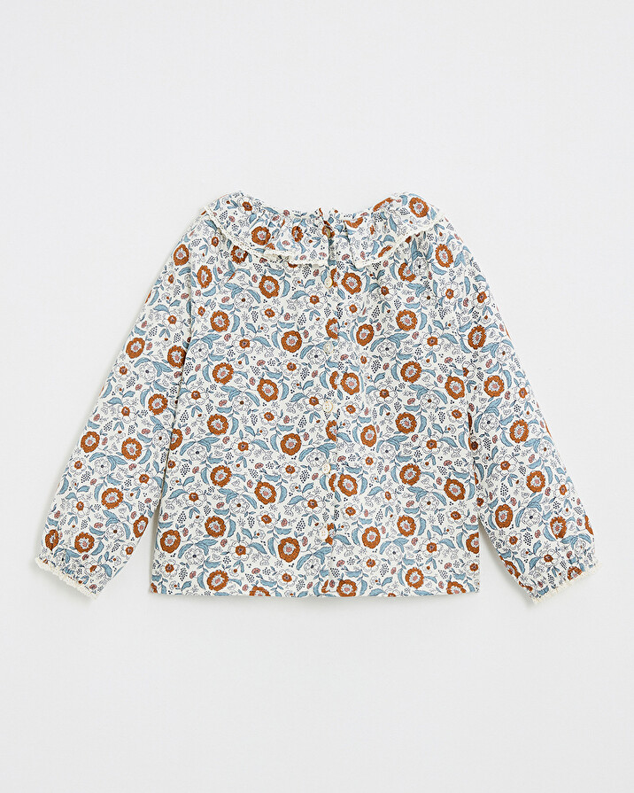 Blouse en imprimé Imprimé fleurs folk Natalys