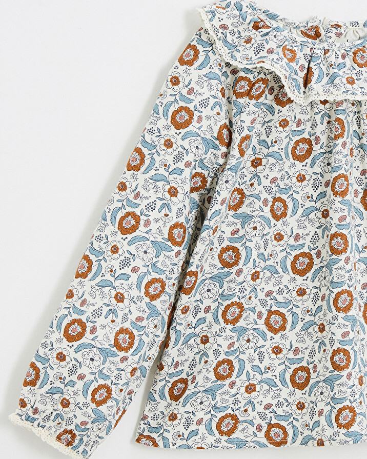 Blouse en imprimé Imprimé fleurs folk Natalys