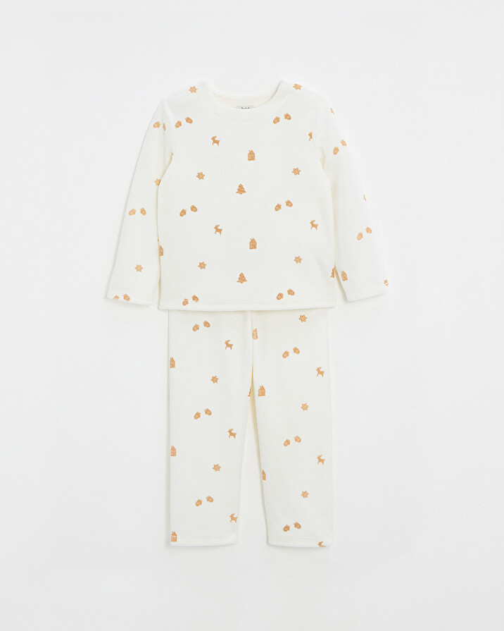 Pyjama deux pièces enfant Imprimé biscuits Natalys