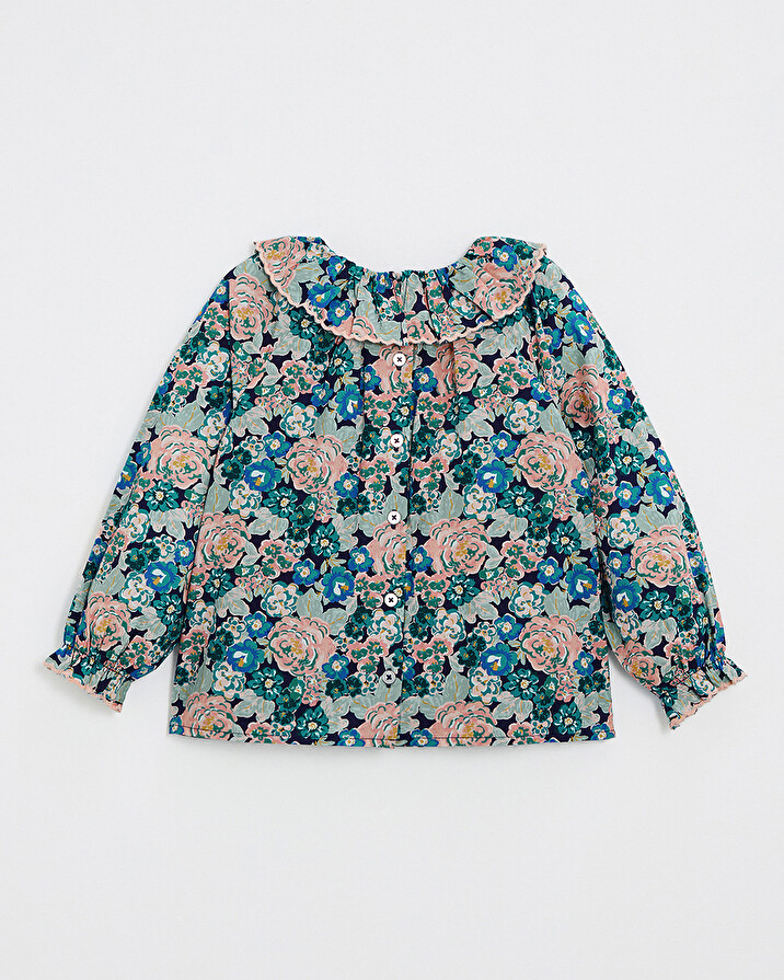Blouse en popeline imprimé Imprimé grosses fleurs Natalys