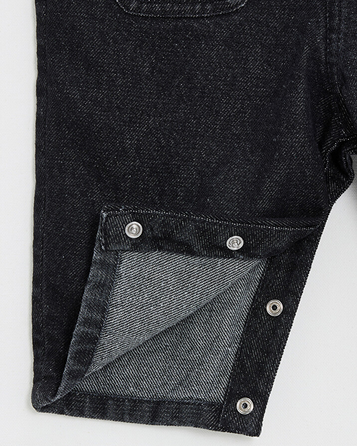 Salopette longue en denim Coloris gris anthracite Natalys