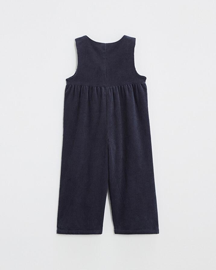Combinaison en velours Coloris bleu nocturne Natalys