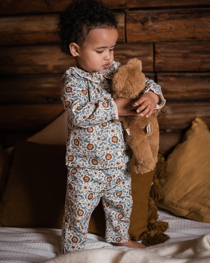 Pyjama deux pièces en imprimé Imprimé fleurs folk Natalys