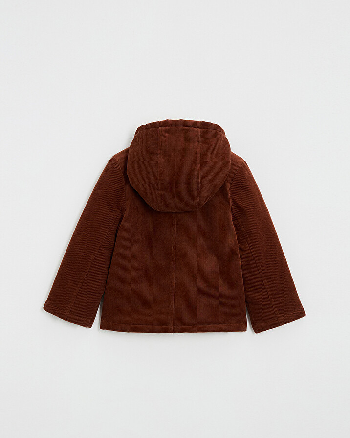 Manteau en velours côtelé Coloris brique Natalys
