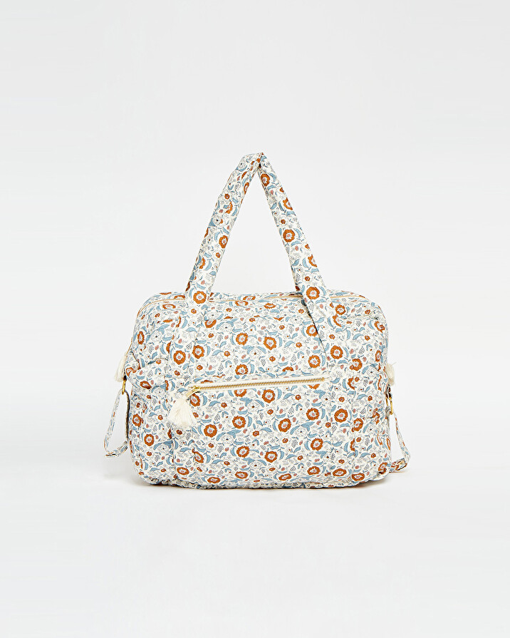 Sac &agrave; langer Imprim&eacute; fleurs folk  Natalys
