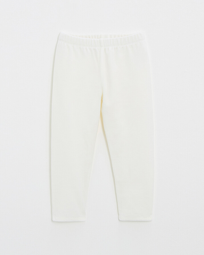 Pyjama deux pièces enfant en velours Coloris écru Natalys