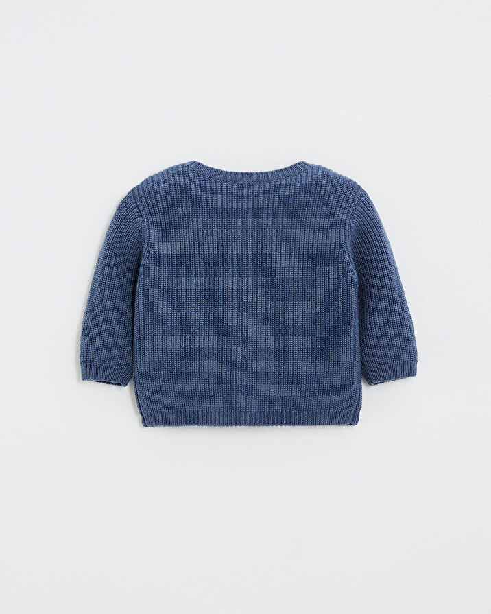 Gilet en laine mérinos Coloris Bleu Natalys