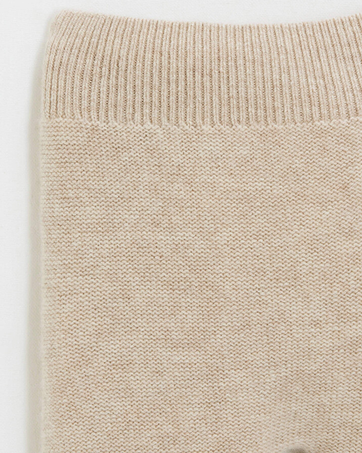Ensemble en laine mérinos Coloris Beige Natalys